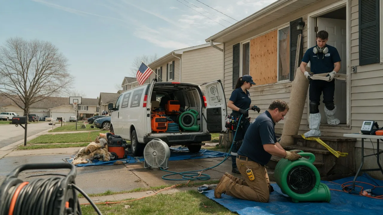 Water Damage Restoration in Cornell, IL near me